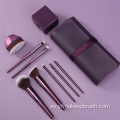 Conjunto de pinceles de maquillaje de embalaje sintético suave profesional